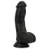 Easytoys - Elutru munanditega dildo - 12 cm (must)