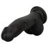 Easytoys - Elutru munanditega dildo - 12 cm (must)