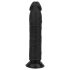 Easytoys - elutru dildó - 17,5 cm (must)