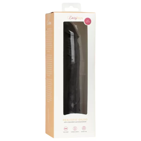 EasyToys - elutruu dildo - 17,5 cm (must)
