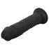 Easytoys - realistlik dildo - 22,5 cm (must)