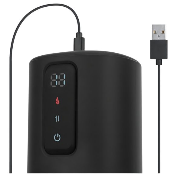 CRUIZR CX11 - masturbaator soojendusega ja kitsas - must