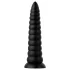 BUTTR Caterpiller - hiiglaslik anaalpunn (must) - 29 cm