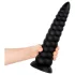 BUTTR Caterpiller - hiiglaslik anaalpunn (must) - 29 cm