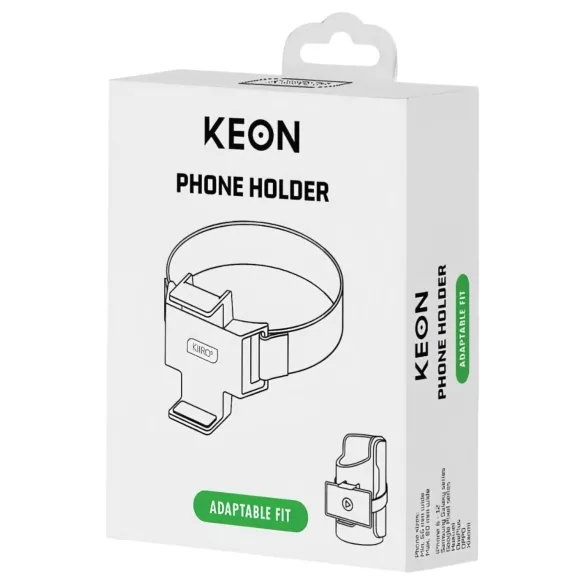 Kiiroo Keon - automaatne masturbaator telefonihoidjaga must