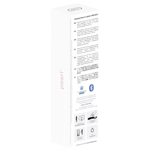 Kiiroo Pearl 3 - interaktiivne G-punkti vibraator - veekindel - roosa