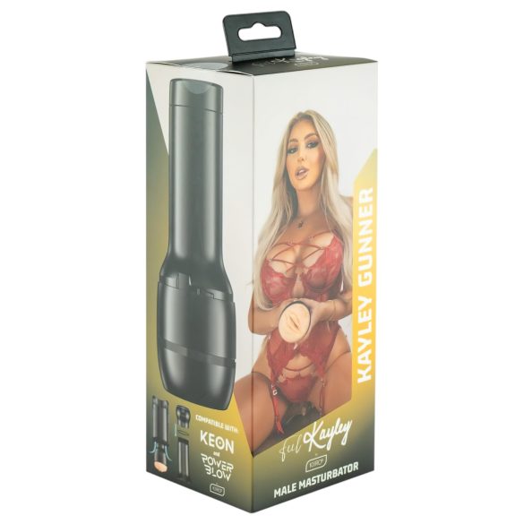 Kiiroo Kayley Gunner - PowerBlow ühilduv realistlik nauding