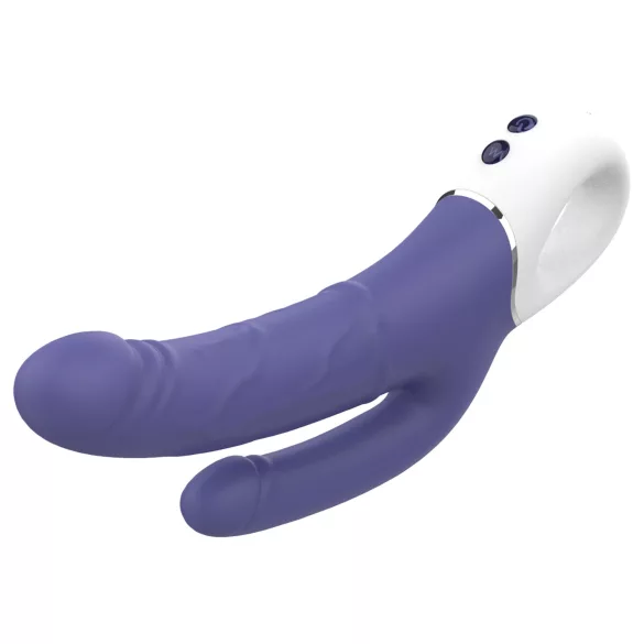 Dreamtoys Essentials - kahekordne vibraator (lilla)