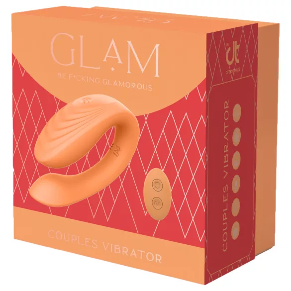 Glam - kaugjuhtimispuldiga paarivibraator - laetav - oranž