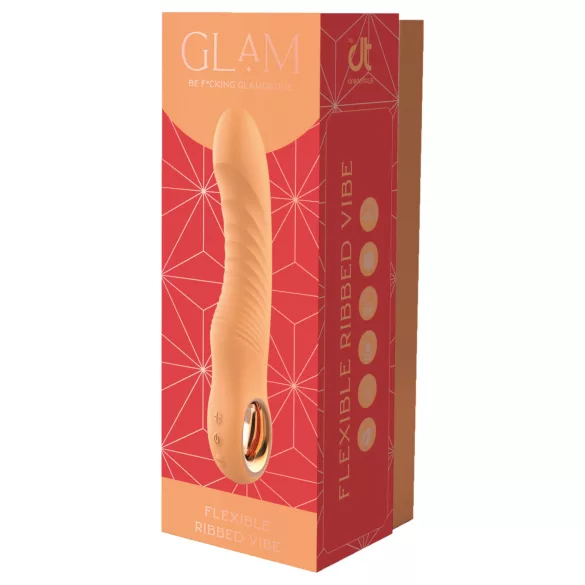 Glam - painduv sooniline vibraator (virsikuvärvi)