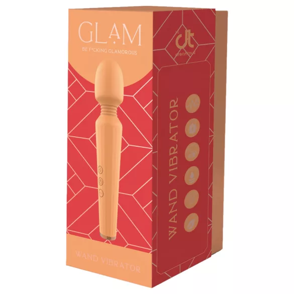 Glam - akuga massaaživibraator - oranž