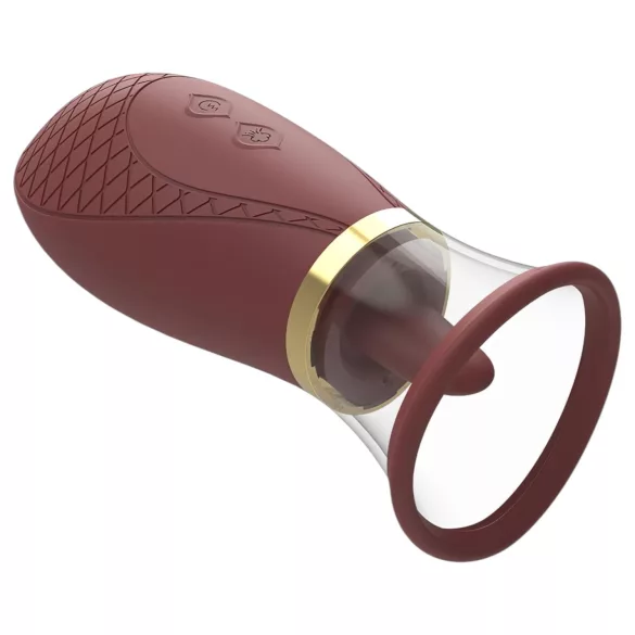 Dreamtoys Roxy - vaakum- ja kliitorivibraator - bordoo