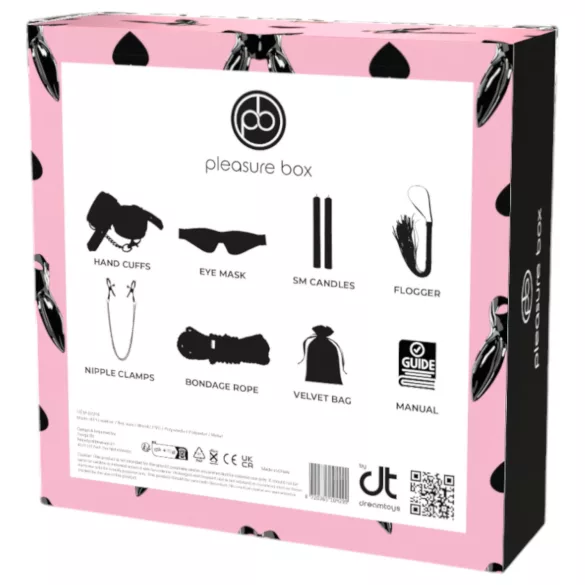 Pleasure Box Let's Go Kink - sidumistarvikute komplekt - 6-osaline