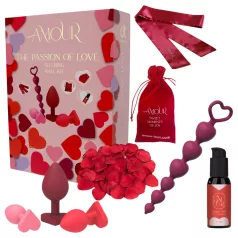 Dreamtoys Amour - anaaltreeningu kingituskomplekt (punane)
