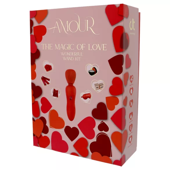Dreamtoys Amour - võluvibraatori komplekt (punane)