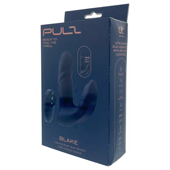 Dreamtoys Pulz - tõuklev anaalse vibraator puldiga (sinine)