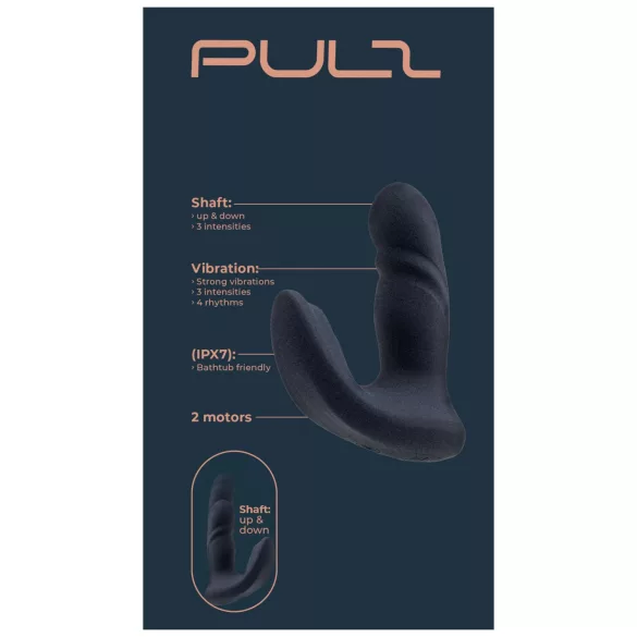 Dreamtoys Pulz - tõuklev anaalse vibraator puldiga (sinine)