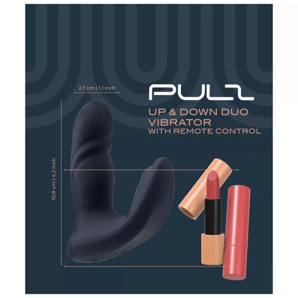 Dreamtoys Pulz - tõuklev anaalse vibraator puldiga (sinine)