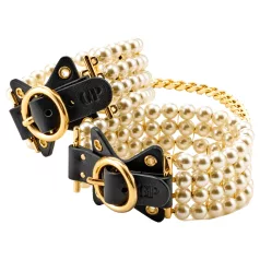 Allure - jalakäerauad pärlitega - must