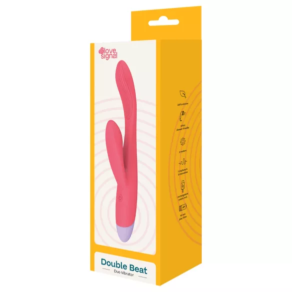 Dreamtoys Love Signal - G-punkti ja kliitori vibraator - punane