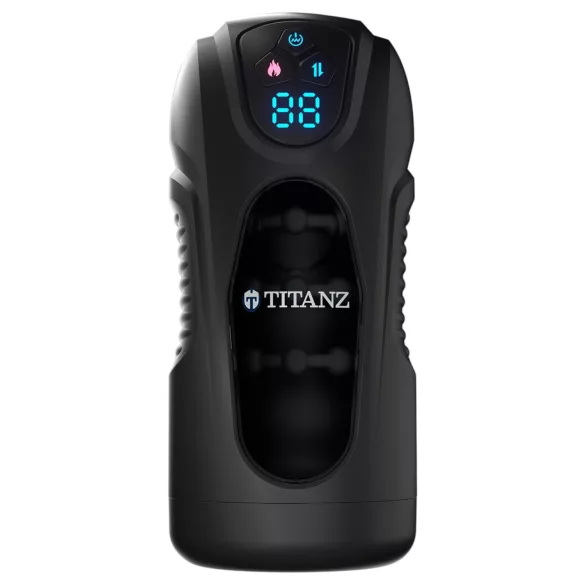 Titanz Ultimate Heat & Thrusting - automaatne masturbaator (must)