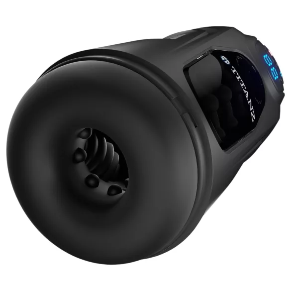 Titanz Ultimate Heat & Thrusting - automaatne masturbaator (must)