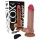 Kiotos Cox Power - vibreeriv purskav dildo puldiga (naturaalne)
