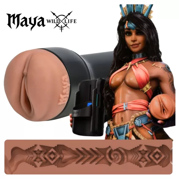 Kiiroo FeelMaya - elutruu kunstvagiina masturbaator (kehavärvi)
