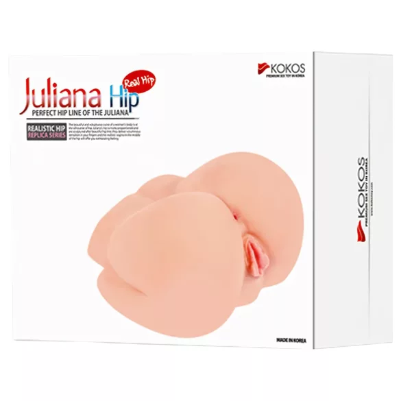 Kokos Juliana - realistlik torsomasturbaator (naturaalne)