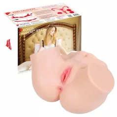 Kokos Adel Onahole - elutruu torsomasturbaator (naturaalne)