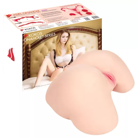 Kokos Adel Real Hips - elutruu torso-masturbaator (naturaalne)