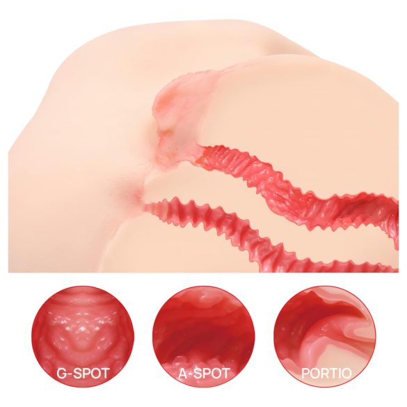 Kokos Vanilla 004 - meestorso masturbator - realistlik - naturaalne