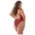 Allure - leopardimustriline body (punane)