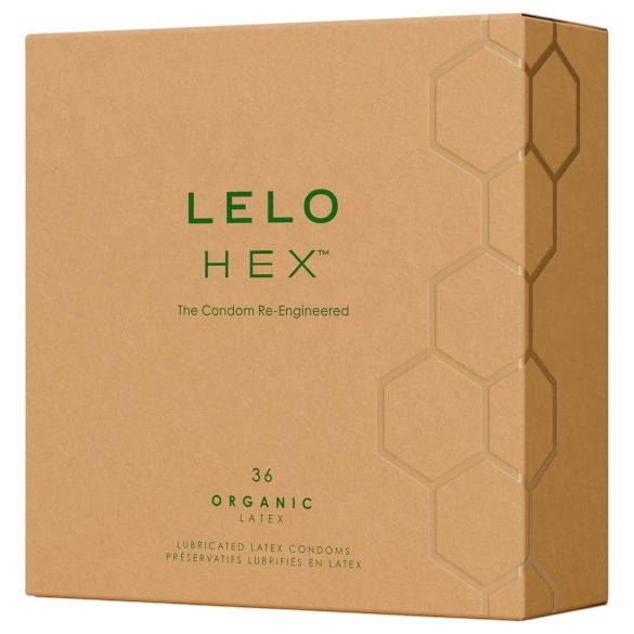 LELO Hex Organic - luksus preservatiiv (36 tk)