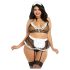 Dreamgirls Plus Size Läbipaistev Toatüdruk Kostüüm (XL-XXL)
