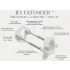 Jes-Extender - Light Standard peenise suurendaja (kuni 17cm)