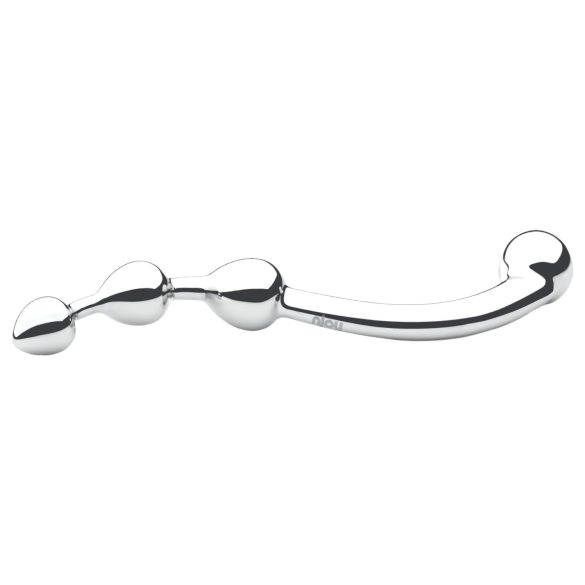 Njoy Fun Wand - metallist anaali- ja G-punkti dildo (hõbedane)
