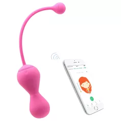   Magic Motion Kegel Master - rakendusega juhitav vibreeriv geishakuul (roosa)