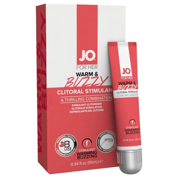 JO WARM & BUZZY - kliitori stimulatsioonigeel naistele - 10ml