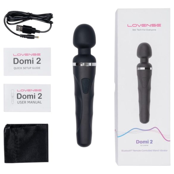 LOVENSE Domi 2 - nutikas massaaživibraator (must)