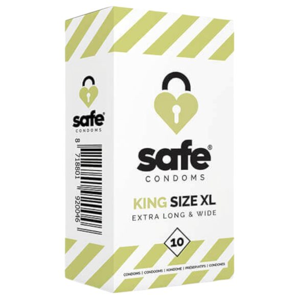 SAFE King Size XL - eriti suur kondoom (10 tk)