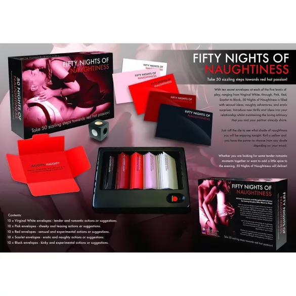 FIFTY NIGHTS OF NAUGHTINESS - seksimäng täiskasvanutele inglise keeles