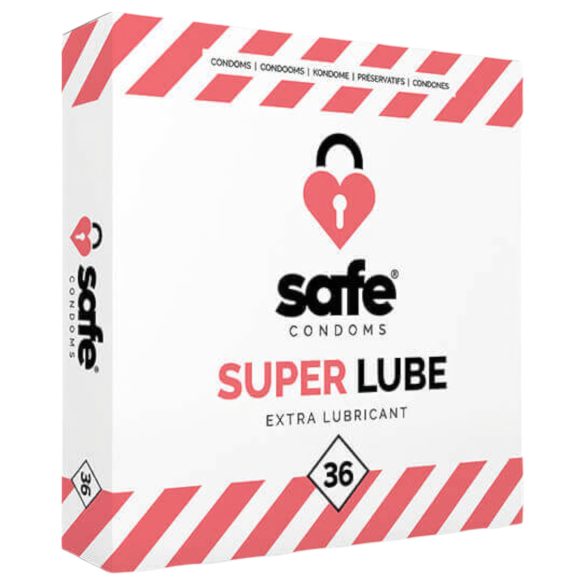 SAFE Super Lube - ekstra libesti kondoomid (36 tk)