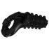 Bathmate Vibe Ring Tickle - must rõngas (must)