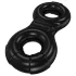 Bathmate Vibe Ring Eight - akuga, vibreeriv peeniserõngas (must)