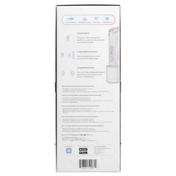 LOVENSE Max 2 - nutikas masturbaator (valge)