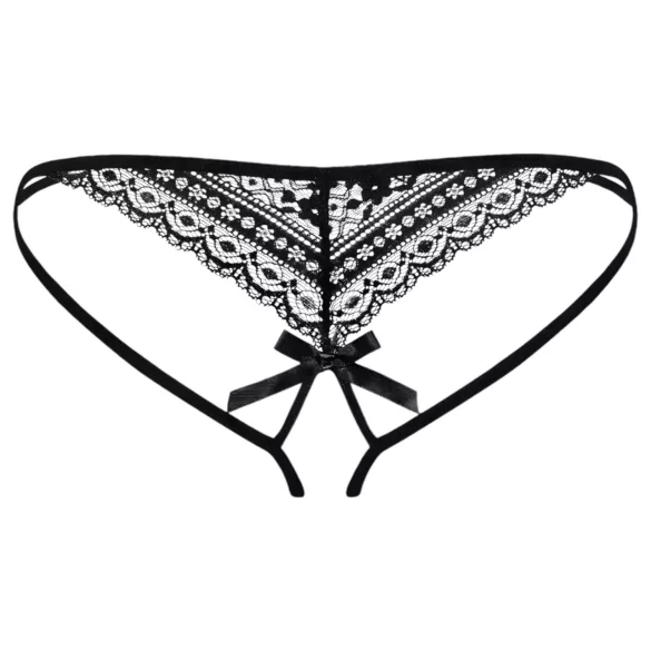 Obsessive Picantina - naiste stringid - topelt rihmaga - must