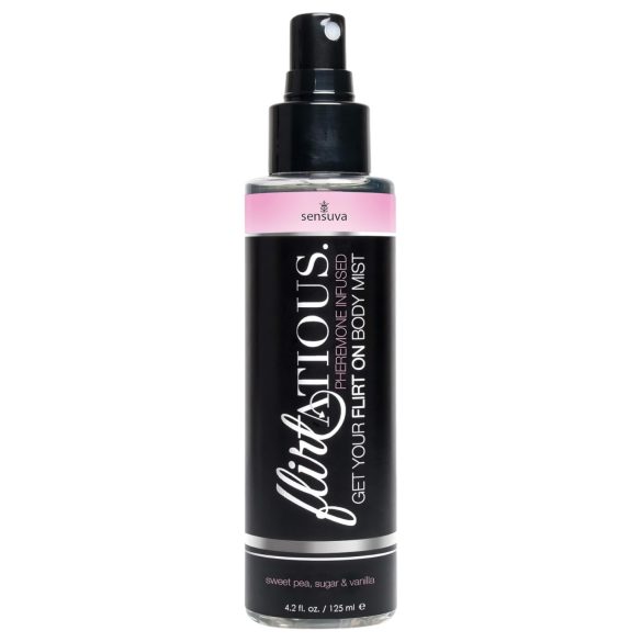 Sensuva Flirtatious - feromoonide kehavedelik - vanilje-magunn (125ml)