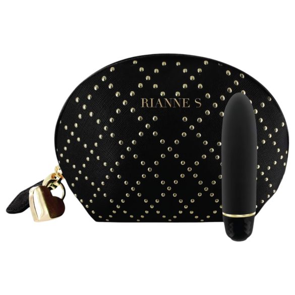 Rianne Essentials Classique Stud - silikoonist huulepulgavibraator (must)