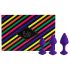 FEELZTOYS Bibi - anaalplugide komplekt - lilla (3-osaline)